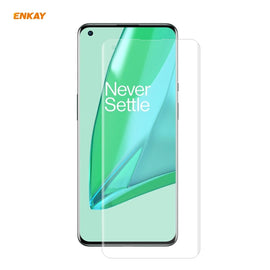 For OnePlus 9 Pro ENKAY Hat-Prince 3D Full Screen PET Curved Hot Bending HD Screen Protector Soft Film