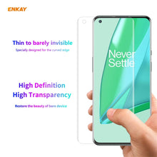Load image into Gallery viewer, For OnePlus 9 Pro ENKAY Hat-Prince 3D Full Screen PET Curved Hot Bending HD Screen Protector Soft Film