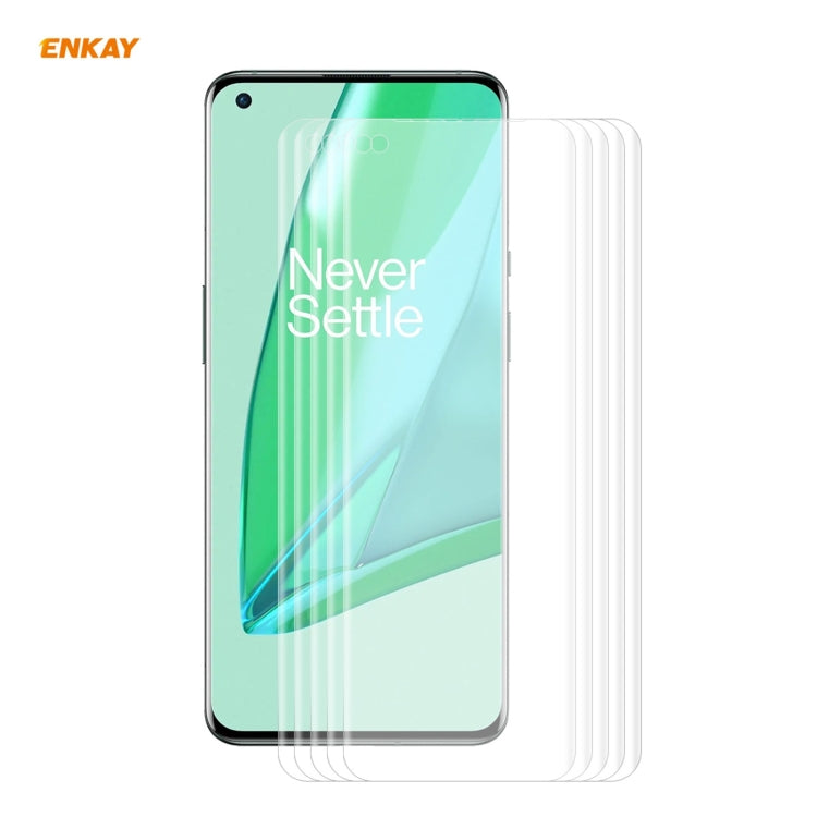 For OnePlus 9 Pro ENKAY Hat-Prince 3D Full Screen PET Curved Hot Bending HD Screen Protector Soft Film