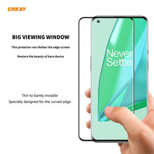 Load image into Gallery viewer, For OnePlus 9 Pro ENKAY Hat-Prince 0.26mm 9H 3D Explosion-proof Full Screen Curved Heat Bending Tempered Glass Film