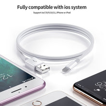 Load image into Gallery viewer, YSY-349 QC3.0 Dual Port USB Car Charger + 3A USB to 8 Pin Data Cable, Length: 1m, with 8 Pin Cable