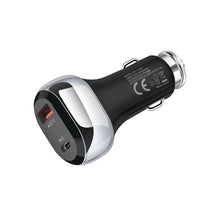 Load image into Gallery viewer, YSY-312PD PD 20W USB-C / Type-C + QC3.0 18W USB Interface 38W High-power Car Charger, PD 20W