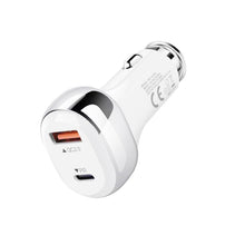Load image into Gallery viewer, YSY-312PD PD 20W USB-C / Type-C + QC3.0 18W USB Interface 38W High-power Car Charger, PD 20W