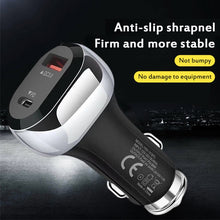 Load image into Gallery viewer, YSY-312PD PD 20W USB-C / Type-C + QC3.0 18W USB Interface 38W High-power Car Charger, PD 20W