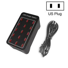 Load image into Gallery viewer, XLD-A7 100W 15 USB Ports Fast Charger Station Smart Charger, AC 100-240V, 100W 15 USB Ports EU Plug, 100W 15 USB Ports US Plug, 100W 15 USB Ports AU Plug, 100W 15 USB Ports UK Plug