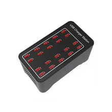 Load image into Gallery viewer, 100W 20 USB Ports Fast Charger Station Smart Charger, AC 100-240V, 100W 20 USB Ports EU Plug, 100W 20 USB Ports US Plug, 100W 20 USB Ports AU Plug, 100W 20 USB Ports UK Plug