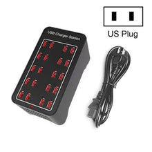 Load image into Gallery viewer, 100W 20 USB Ports Fast Charger Station Smart Charger, AC 100-240V, 100W 20 USB Ports EU Plug, 100W 20 USB Ports US Plug, 100W 20 USB Ports AU Plug, 100W 20 USB Ports UK Plug