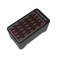 Load image into Gallery viewer, 150W 25 USB Ports Fast Charger Station Smart Charger, AC 110-240V, 150W 25 USB Ports EU Plug, 150W 25 USB Ports US Plug, 150W 25 USB Ports AU Plug, 150W 25 USB Ports UK Plug