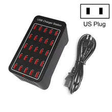 Load image into Gallery viewer, 150W 25 USB Ports Fast Charger Station Smart Charger, AC 110-240V, 150W 25 USB Ports EU Plug, 150W 25 USB Ports US Plug, 150W 25 USB Ports AU Plug, 150W 25 USB Ports UK Plug