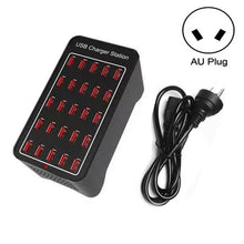 Load image into Gallery viewer, 150W 25 USB Ports Fast Charger Station Smart Charger, AC 110-240V, 150W 25 USB Ports EU Plug, 150W 25 USB Ports US Plug, 150W 25 USB Ports AU Plug, 150W 25 USB Ports UK Plug