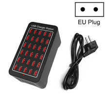 Load image into Gallery viewer, XLD-A7 150W 30 USB Ports Fast Charger Station Smart Charger, AC 110-240V, 150W 30 USB Ports EU Plug, 150W 30 USB Ports US Plug, 150W 30 USB Ports AU Plug, 150W 30 USB Ports UK Plug