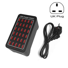 Load image into Gallery viewer, XLD-A7 150W 30 USB Ports Fast Charger Station Smart Charger, AC 110-240V, 150W 30 USB Ports EU Plug, 150W 30 USB Ports US Plug, 150W 30 USB Ports AU Plug, 150W 30 USB Ports UK Plug