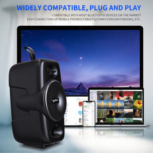 Load image into Gallery viewer, BT08 Portable Cylindrical Bluetooth Speaker, Supports TF card / FM / 3.5mm AUX / U Disk
