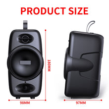 Load image into Gallery viewer, BT08 Portable Cylindrical Bluetooth Speaker, Supports TF card / FM / 3.5mm AUX / U Disk