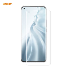 Load image into Gallery viewer, For Xiaomi Mi 11 Ultra Hat-Prince ENKAY Clear TPU Shockproof Case Soft Anti-slip Cover + 3D Full Screen PET Curved Hot Bending HD Screen Protector Soft Film Support Fingerprint Unlock