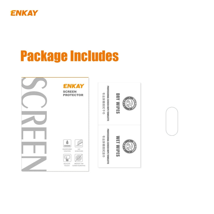 Hat-Prince ENKAY 0.2mm 9H 2.15D Round Edge Rear Camera Lens Tempered Glass Film Protector