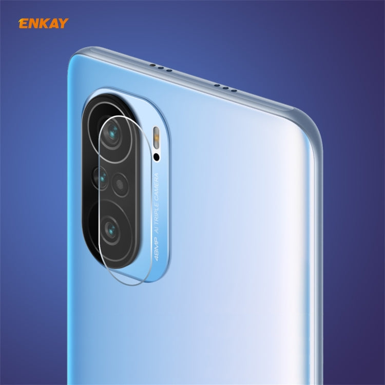 Hat-Prince ENKAY 0.2mm 9H 2.15D Round Edge Rear Camera Lens Tempered Glass Film Protector, For Redmi K40 / K40 Pro / K40 Pro+, For Redmi Note 10 Pro / Note 10 Pro Max, For Samsung Galaxy A52 / A72 (4G/5G)