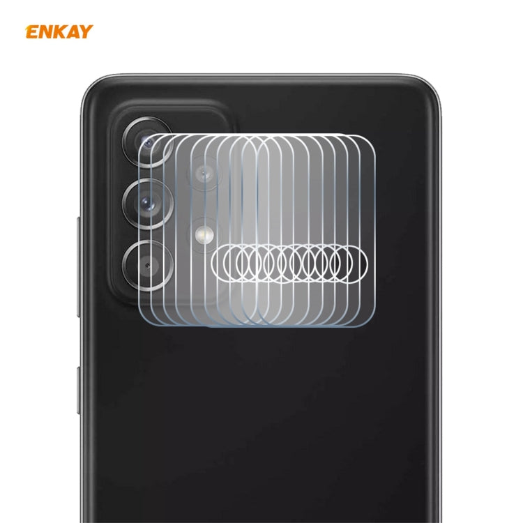 10 PCS Hat-Prince ENKAY 0.2mm 9H 2.15D Round Edge Rear Camera Lens Tempered Glass Film Protector