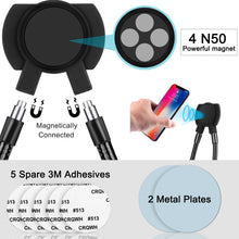 Load image into Gallery viewer, XWJ-1802D Magnetic Universal Tablet &amp; Cell Phone Holder, Lazy Hanging on Neck Bracket, Mobile Phone Stand, 360 Degree Rotating Bendable Flexible Gooseneck Mount for Desk, Bed, Sofa for Any Phone &amp; Tablet