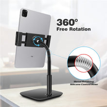 Load image into Gallery viewer, NS-06A Cell Phone Stand, 360 Degree Rotating,Aluminum Alloy Material,Thick Case Friendly Phone Holder Stand for Desk, Compatible with All Mobile Phones,iPhone,iPad,etc