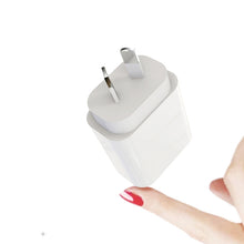 Load image into Gallery viewer, 20W PD 3.0 Travel Fast Charger Power Adapter with USB-C / Type-C to Type-C Fast Charge Data Cable, AU Plug, 1m, 2m