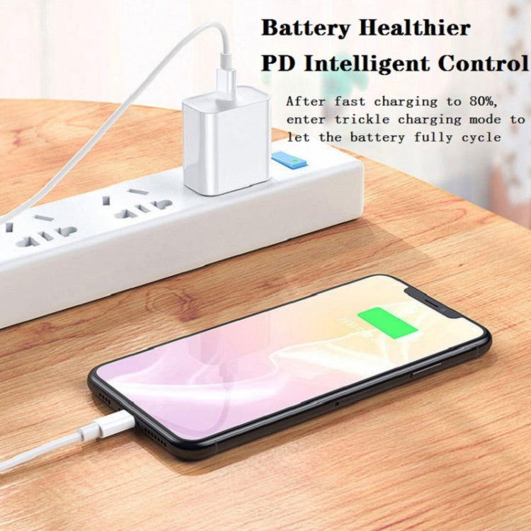 20W PD 3.0 Travel Fast Charger Power Adapter with USB-C / Type-C to Type-C Fast Charge Data Cable, AU Plug, 1m, 2m