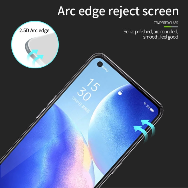 PINWUYO 9H 2.5D Full Screen Tempered Glass Film, For OPPO Reno5 Z / A94, For Lenovo Legion 2 Pro