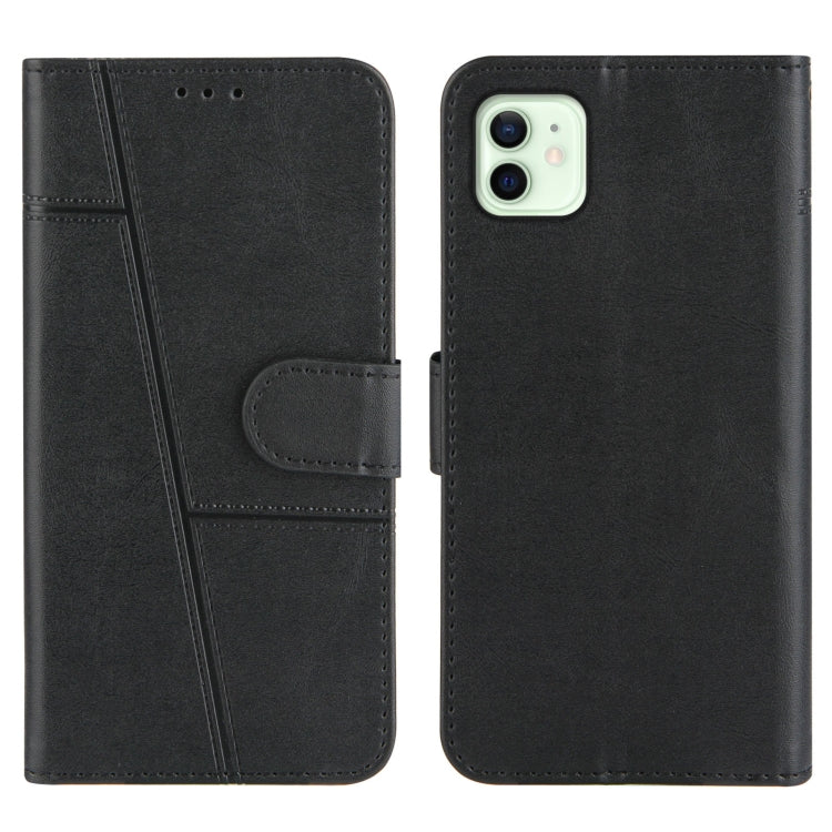 Stitching Calf Texture Buckle Horizontal Flip Leather Case with Holder & Card Slots & Wallet & Lanyard, For iPhone 12 mini, For iPhone 11, For iPhone 11 Pro, For iPhone 11 Pro Max, For iPhone XS / X, For iPhone XR, For iPhone XS Max                    ...