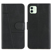 Load image into Gallery viewer, Stitching Calf Texture Buckle Horizontal Flip Leather Case with Holder &amp; Card Slots &amp; Wallet &amp; Lanyard, For iPhone 12 mini, For iPhone 11, For iPhone 11 Pro, For iPhone 11 Pro Max, For iPhone XS / X, For iPhone XR, For iPhone XS Max                    ...