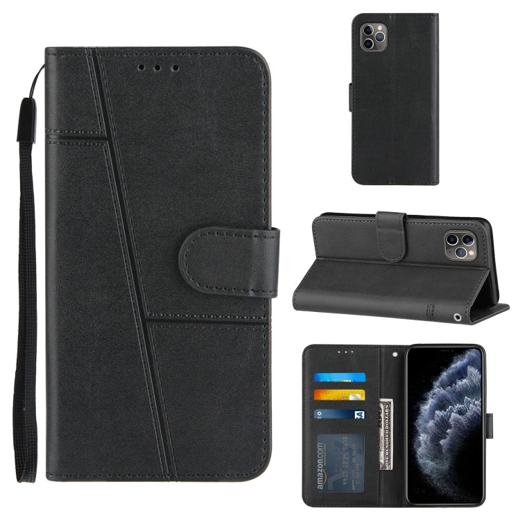Stitching Calf Texture Buckle Horizontal Flip Leather Case with Holder & Card Slots & Wallet & Lanyard, For iPhone 12 mini, For iPhone 11, For iPhone 11 Pro, For iPhone 11 Pro Max, For iPhone XS / X, For iPhone XR, For iPhone XS Max                    ...