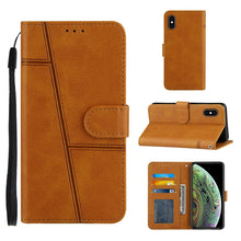 Load image into Gallery viewer, Stitching Calf Texture Buckle Horizontal Flip Leather Case with Holder &amp; Card Slots &amp; Wallet &amp; Lanyard, For iPhone 12 mini, For iPhone 11, For iPhone 11 Pro, For iPhone 11 Pro Max, For iPhone XS / X, For iPhone XR, For iPhone XS Max                    ...