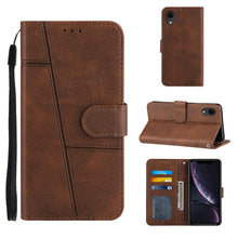Load image into Gallery viewer, Stitching Calf Texture Buckle Horizontal Flip Leather Case with Holder &amp; Card Slots &amp; Wallet &amp; Lanyard, For iPhone 12 mini, For iPhone 11, For iPhone 11 Pro, For iPhone 11 Pro Max, For iPhone XS / X, For iPhone XR, For iPhone XS Max                    ...