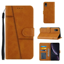 Load image into Gallery viewer, Stitching Calf Texture Buckle Horizontal Flip Leather Case with Holder &amp; Card Slots &amp; Wallet &amp; Lanyard, For iPhone 12 mini, For iPhone 11, For iPhone 11 Pro, For iPhone 11 Pro Max, For iPhone XS / X, For iPhone XR, For iPhone XS Max                    ...