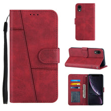 Load image into Gallery viewer, Stitching Calf Texture Buckle Horizontal Flip Leather Case with Holder &amp; Card Slots &amp; Wallet &amp; Lanyard, For iPhone 12 mini, For iPhone 11, For iPhone 11 Pro, For iPhone 11 Pro Max, For iPhone XS / X, For iPhone XR, For iPhone XS Max                    ...