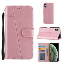 Load image into Gallery viewer, Stitching Calf Texture Buckle Horizontal Flip Leather Case with Holder &amp; Card Slots &amp; Wallet &amp; Lanyard, For iPhone 12 mini, For iPhone 11, For iPhone 11 Pro, For iPhone 11 Pro Max, For iPhone XS / X, For iPhone XR, For iPhone XS Max                    ...