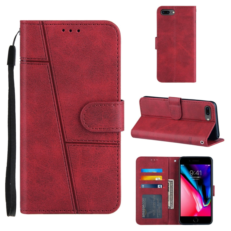 Stitching Calf Texture Buckle Horizontal Flip Leather Case with Holder & Card Slots & Wallet & Lanyard, For iPhone 12 mini, For iPhone 11, For iPhone 11 Pro, For iPhone 11 Pro Max, For iPhone XS / X, For iPhone XR, For iPhone XS Max                    ...