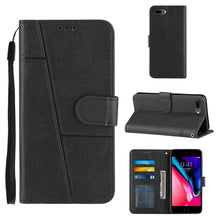 Load image into Gallery viewer, Stitching Calf Texture Buckle Horizontal Flip Leather Case with Holder &amp; Card Slots &amp; Wallet &amp; Lanyard, For iPhone 6 / 7 / 8 / SE 2020