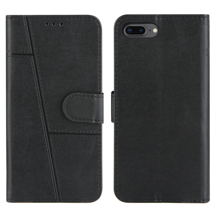 Stitching Calf Texture Buckle Horizontal Flip Leather Case with Holder & Card Slots & Wallet & Lanyard, For iPhone 6 / 7 / 8 / SE 2020