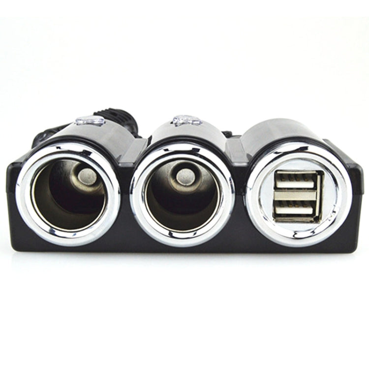 DC 12V / 24V Dual USB Multi Female Car Cigarette Lighter Splitter Socket Adapter Charger Socket Power Adapter / Charger, DC 12V / 24V 2 Socket