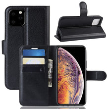 Load image into Gallery viewer, Litchi Skin PU Leather Wallet Stand Mobile Casing for iPhone XI Max （2019）