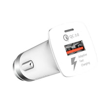 Load image into Gallery viewer, LZ-328 Safety Hammer Type QC3.0 USB + USB-C / Type-C Fast Charging Car Charger