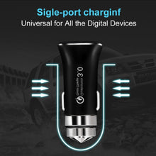 Load image into Gallery viewer, LZ-328 Safety Hammer Type QC3.0 USB + USB-C / Type-C Fast Charging Car Charger