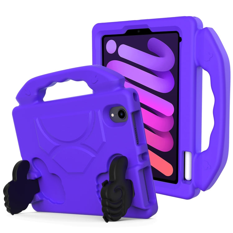 Children EVA Shockproof Tablet Case with Thumb Bracket, For iPad mini 6 / mini 20246, For iPad mini 6 / mini 2024