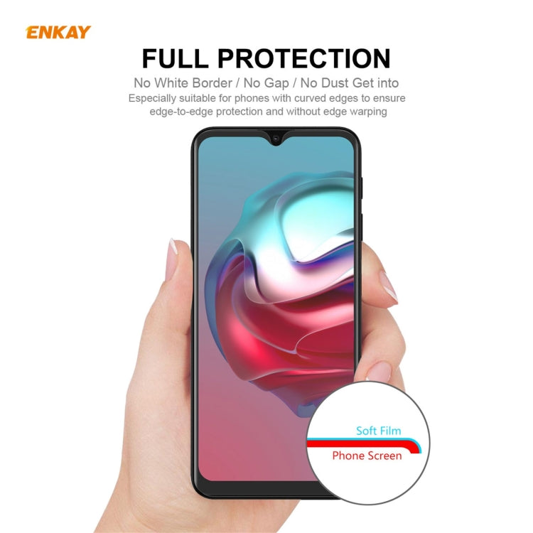 10 PCS ENKAY Hat-Prince Full Glue Full Coverage Screen Protector Explosion-proof Hydrogel Film
