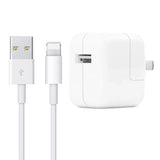 12W USB Charger + USB to 8 Pin Data Cable for iPad / iPhone / iPod Series, US Plug