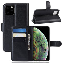 Load image into Gallery viewer, Litchi Skin PU Leather Wallet Stand Mobile Casing for iPhone XI (2019)