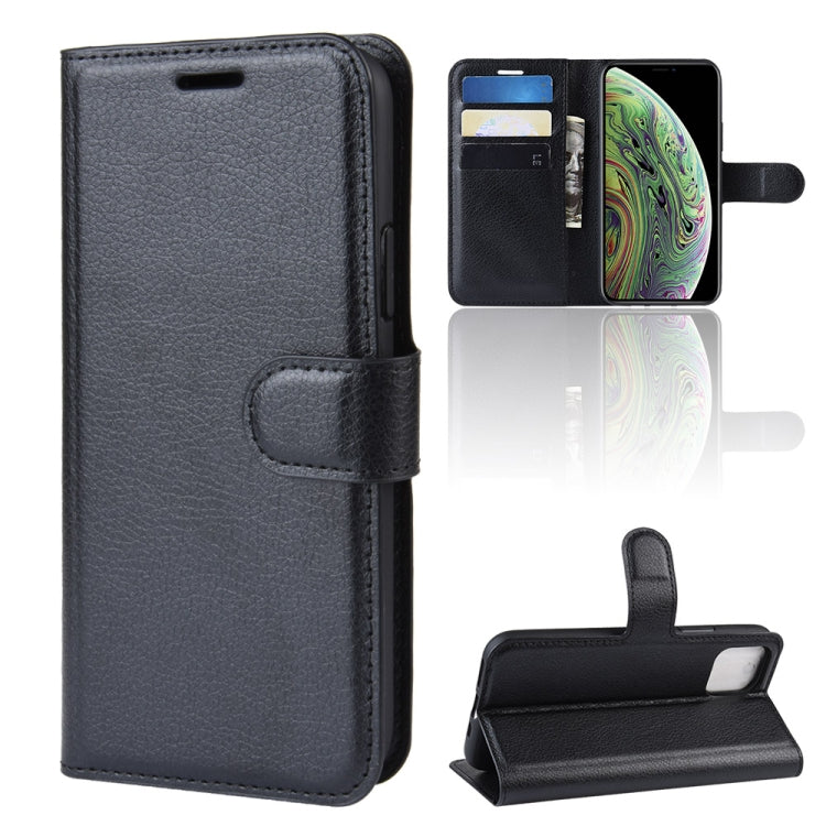 Litchi Skin PU Leather Wallet Stand Mobile Casing for iPhone XI (2019)