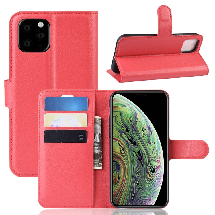 Litchi Skin PU Leather Wallet Stand Mobile Casing for iPhone XI (2019)