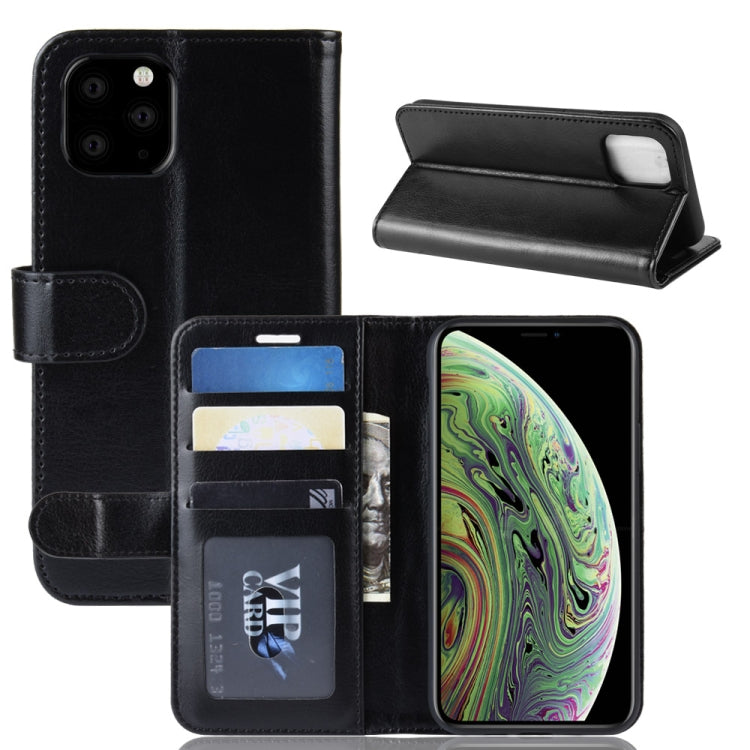Crazy Horse PU Leather Flip Stand Cell Phone Cover with Wallet for iPhone XI (2019)