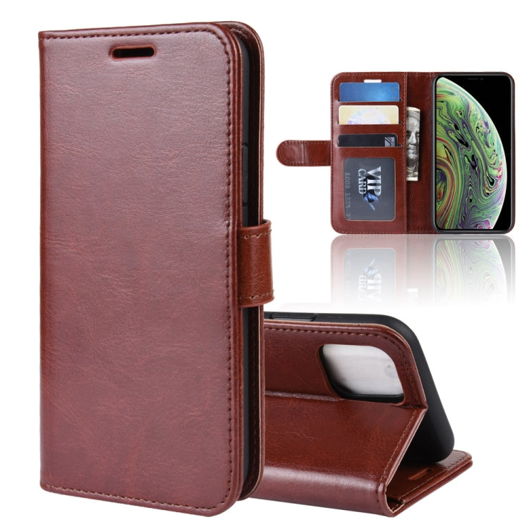 Crazy Horse PU Leather Flip Stand Cell Phone Cover with Wallet for iPhone XI (2019)